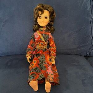Vintage 1972 Hasbro Aimee Doll 18” with Original Dress in Good Condition!